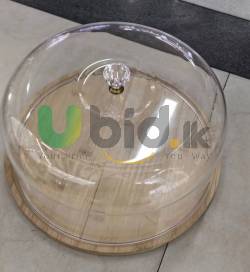 Wooden base with acrylic lid 